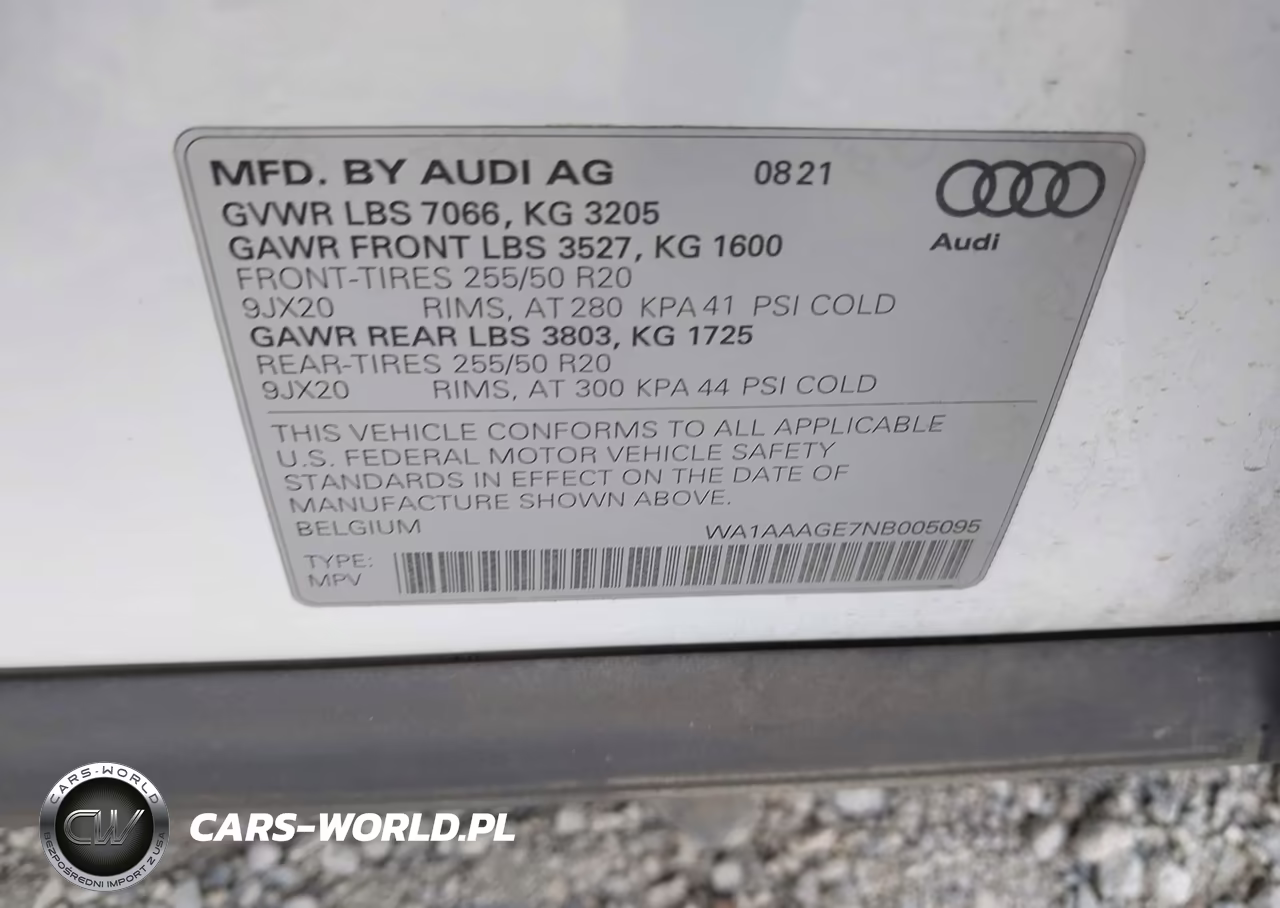 2022 Audi E-Tron Premium Quattro VIN:WA1AAAGE7NB005095 - 9