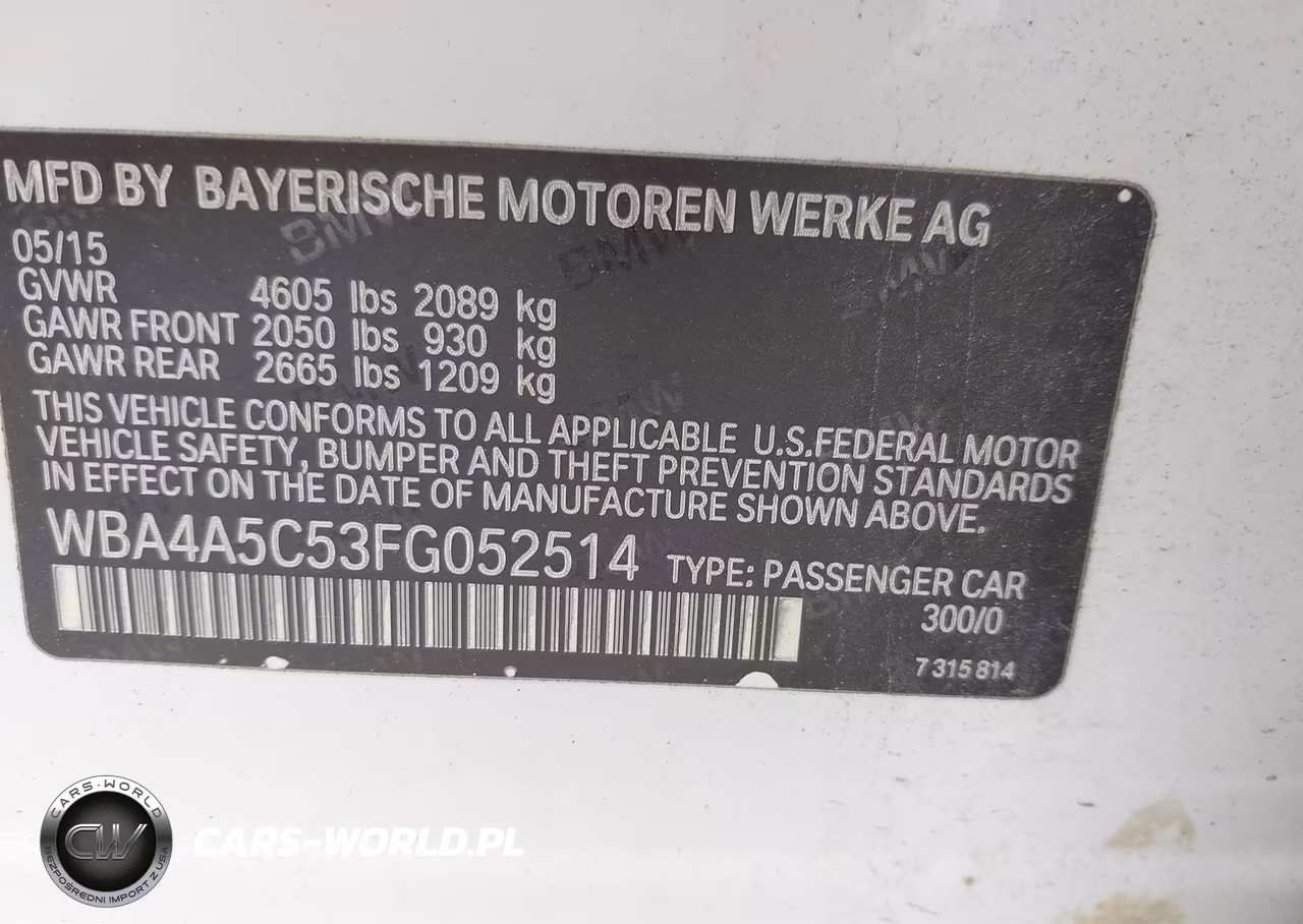 2015 BMW 428 Gran Coupe VIN:WBA4A5C53FG052514 - 9