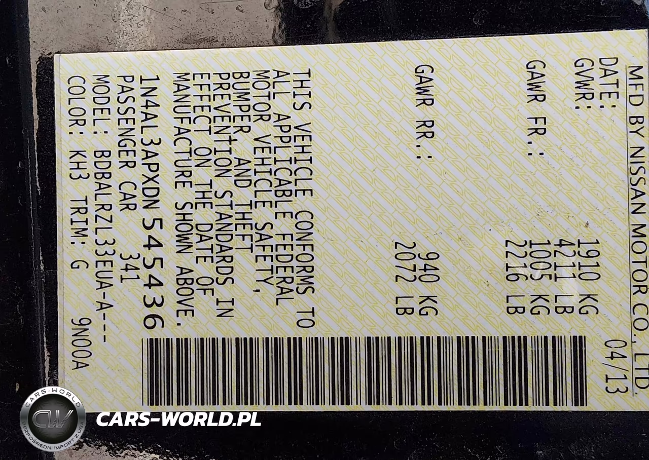 2013 Nissan Altima 2.5 S VIN:1N4AL3APXDN545436 - 9