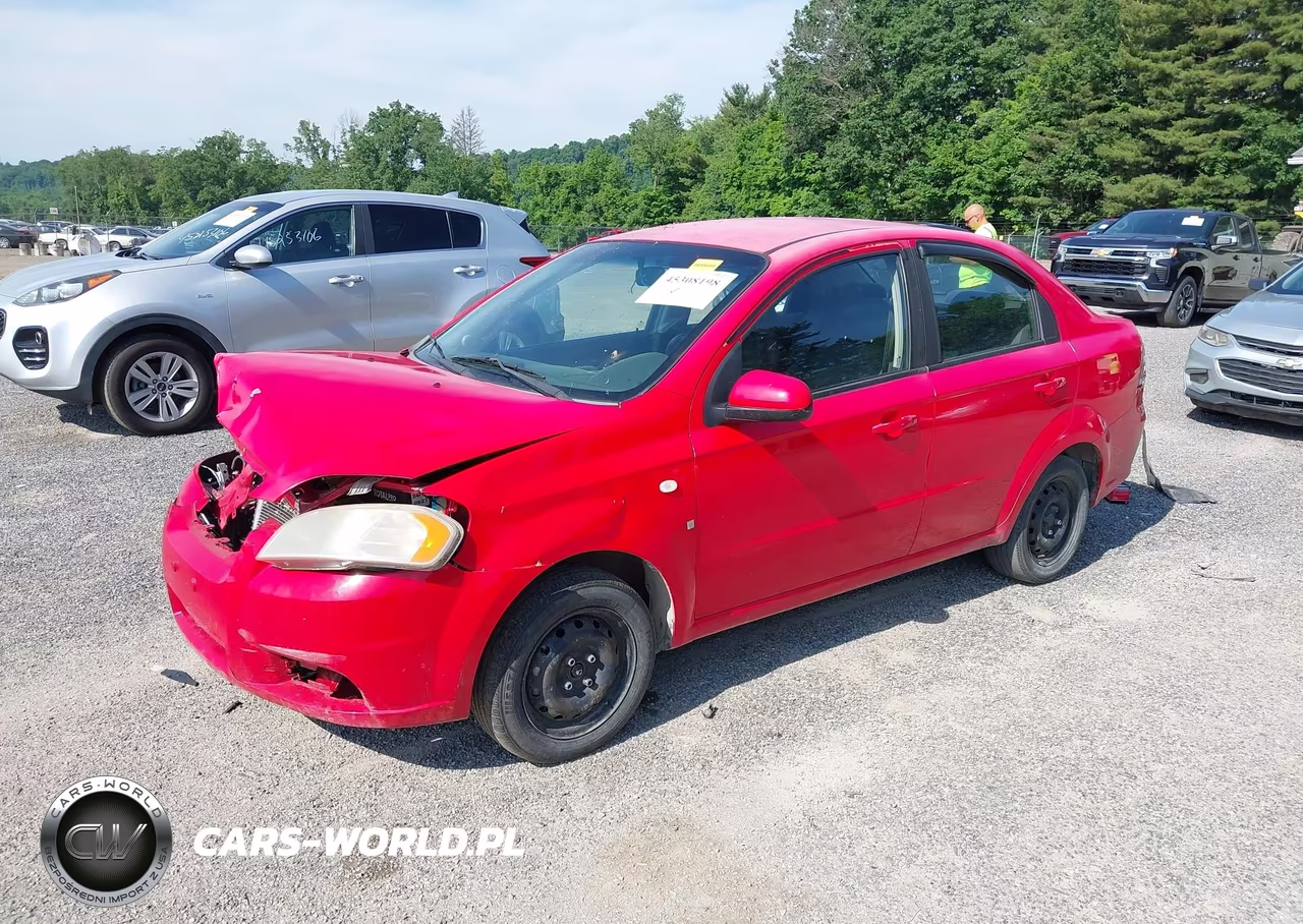 2008 Chevrolet Aveo Ls VIN:KL1TD566X8B278342 - 2