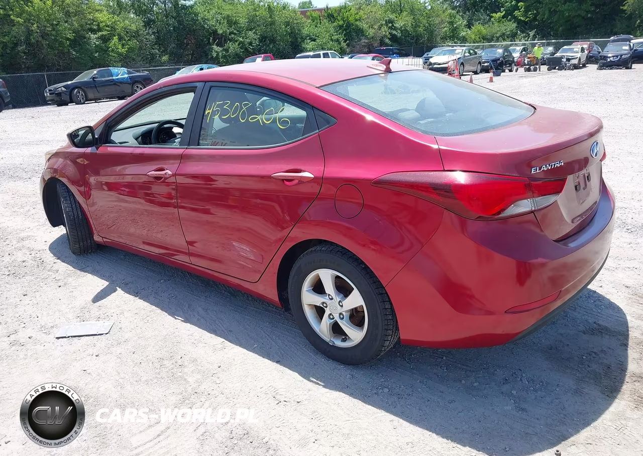 2014 Hyundai Elantra Se VIN:5NPDH4AEXEH540252 - 3