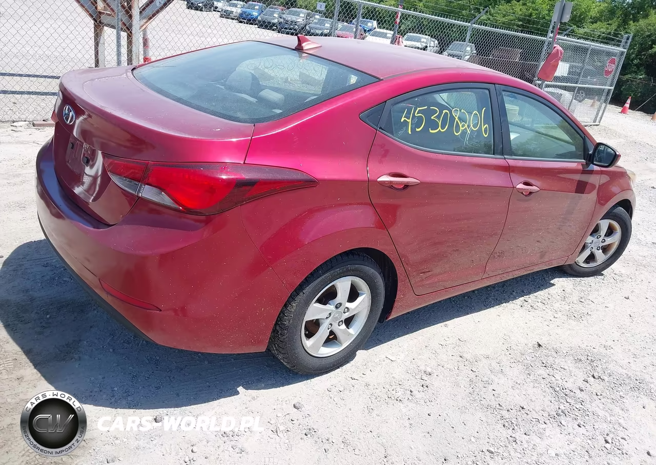 2014 Hyundai Elantra Se VIN:5NPDH4AEXEH540252 - 4