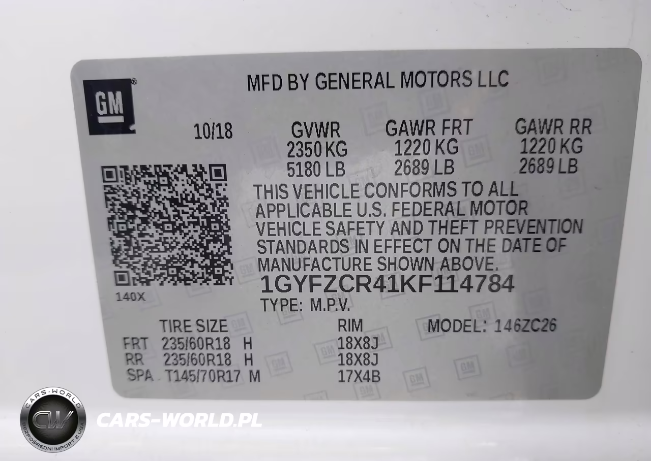 2019 Cadillac Xt4 Premium Luxury VIN:1GYFZCR41KF114784 - 9