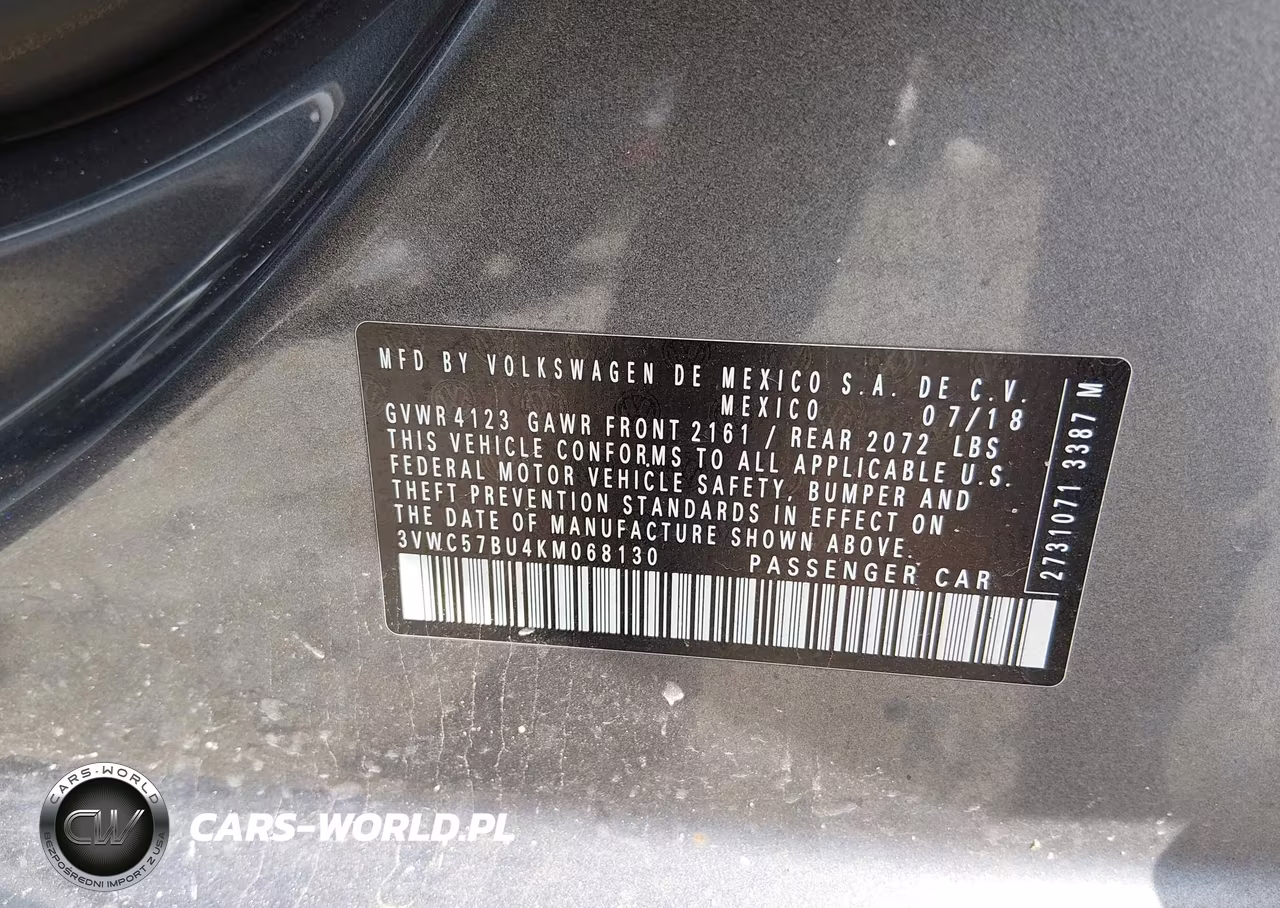 2019 Volkswagen Jetta 1.4T R-Line-1.4T S-1.4T Se VIN:3VWC57BU4KM068130 - 9