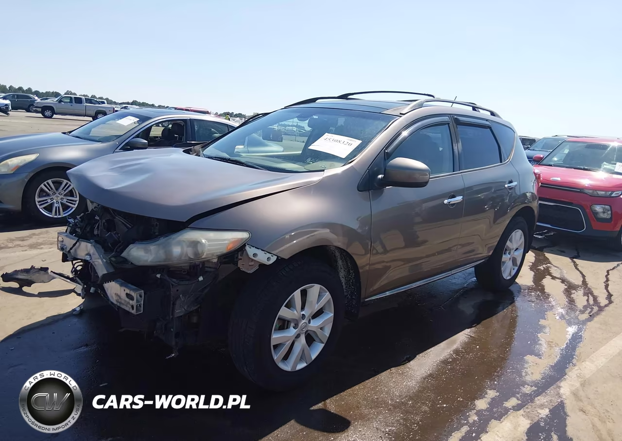 2011 Nissan Murano Sl VIN:JN8AZ1MU0BW060412 - 2