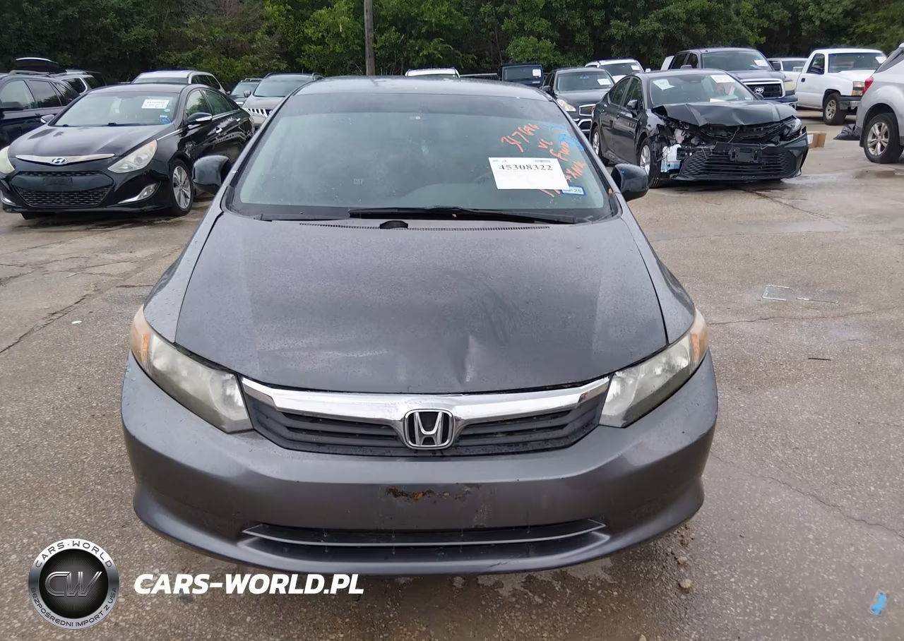 2012 Honda Civic Hf VIN:2HGFB2F66CH317696 - 12
