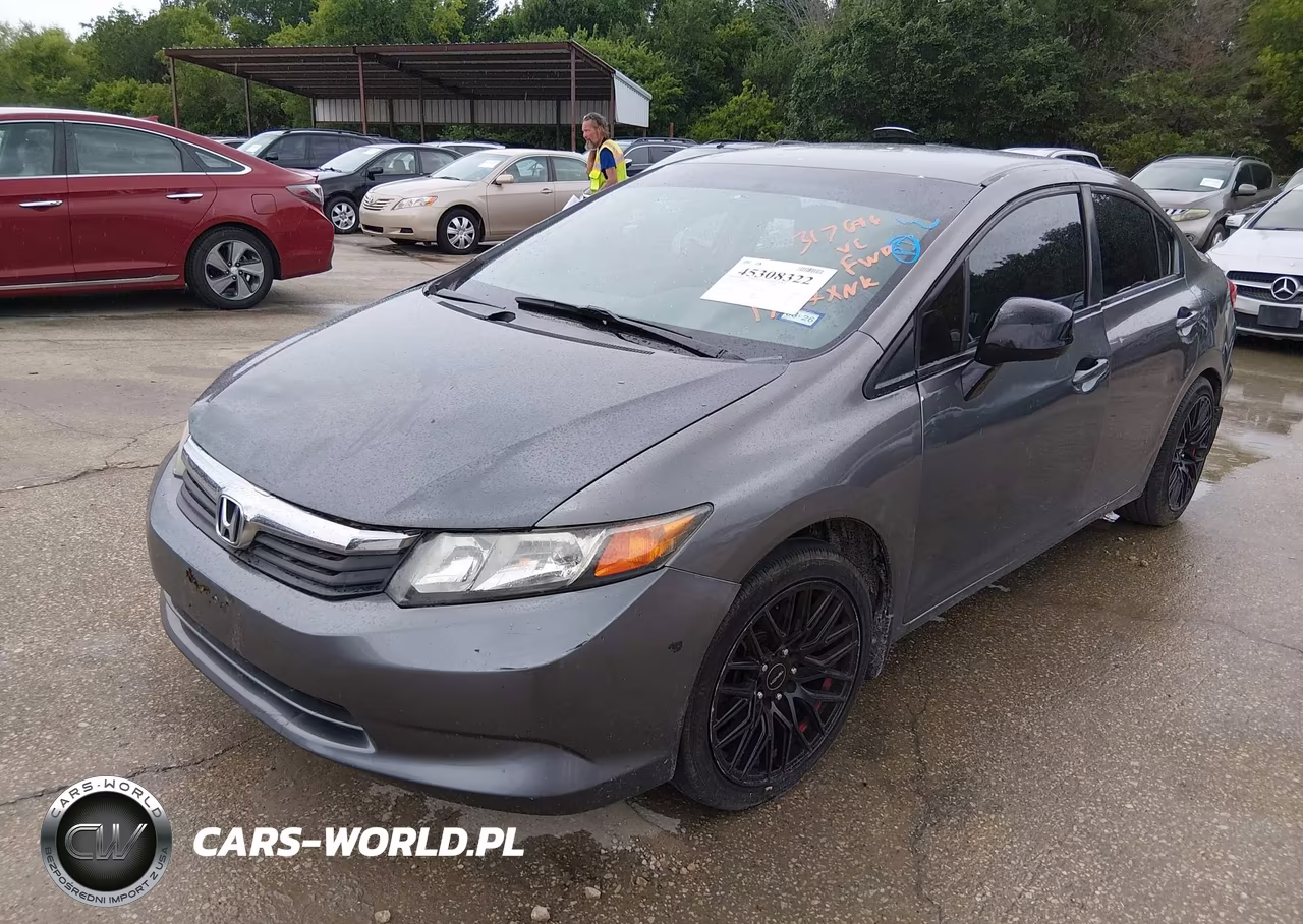 2012 Honda Civic Hf VIN:2HGFB2F66CH317696 - 2