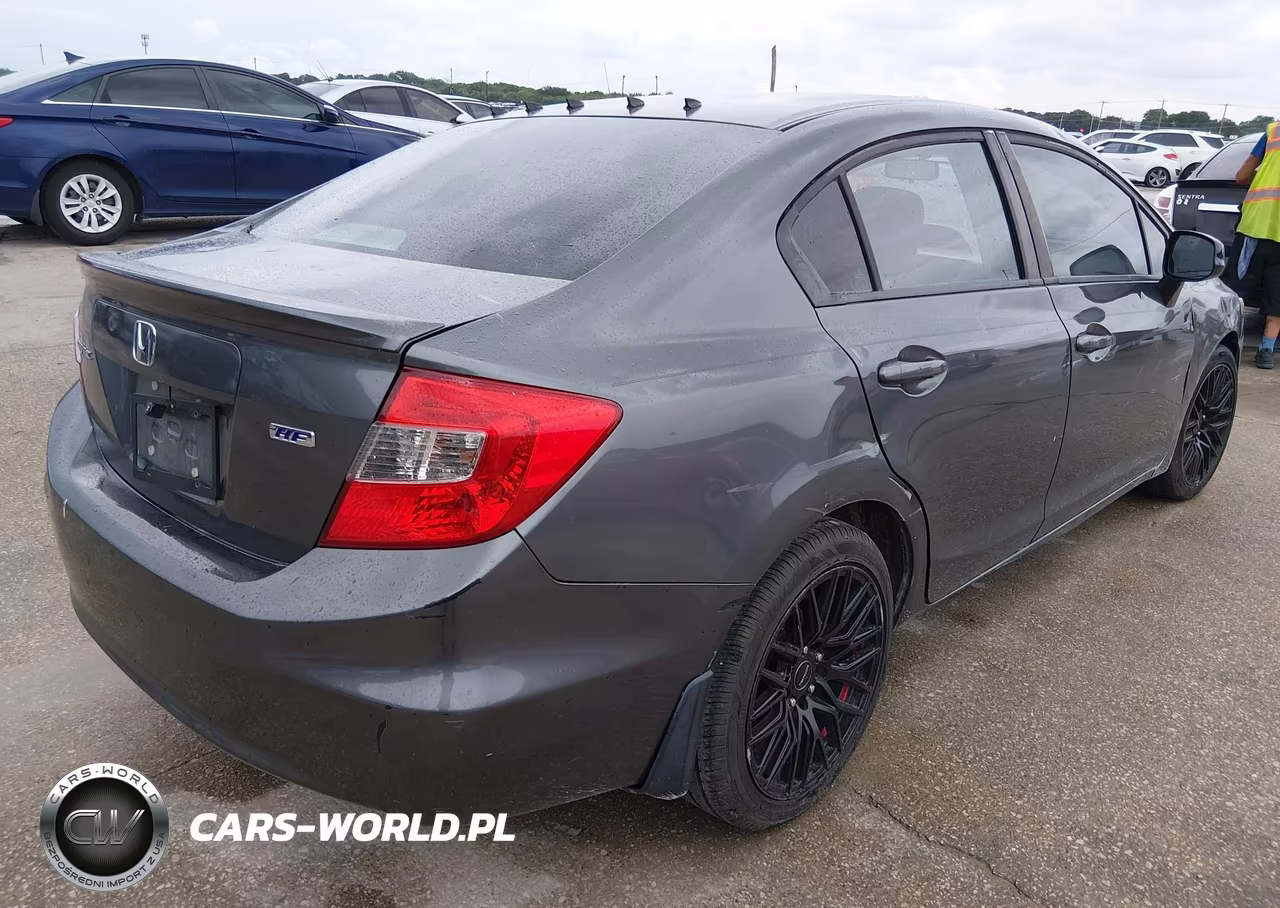 2012 Honda Civic Hf VIN:2HGFB2F66CH317696 - 4