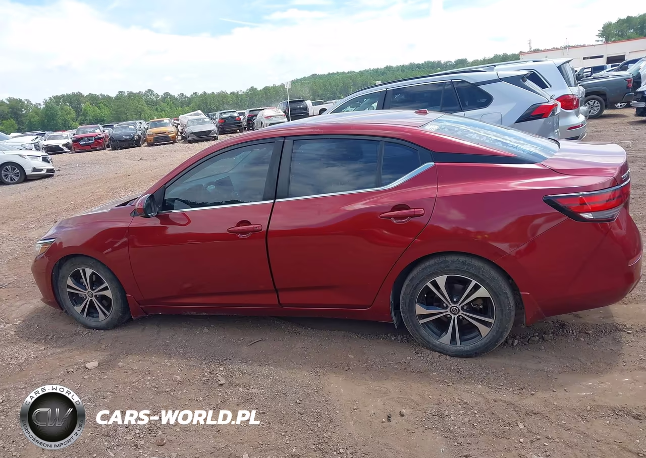 2020 Nissan Sentra Sv Xtronic Cvt VIN:3N1AB8CV4LY221554 - 14
