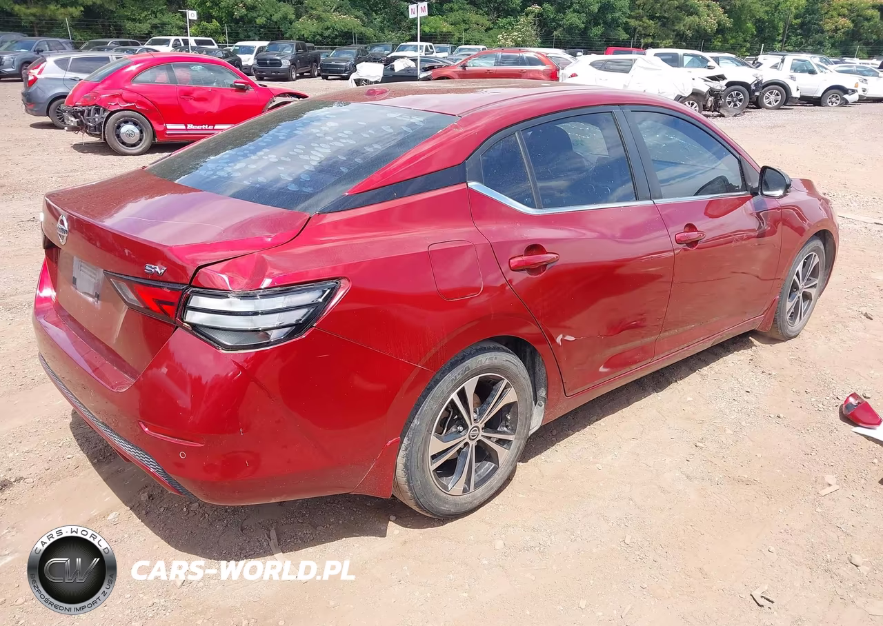 2020 Nissan Sentra Sv Xtronic Cvt VIN:3N1AB8CV4LY221554 - 4