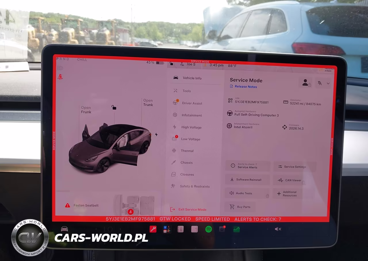 2021 Tesla Model 3 Long Range VIN:5YJ3E1EB2MF975881 - 18