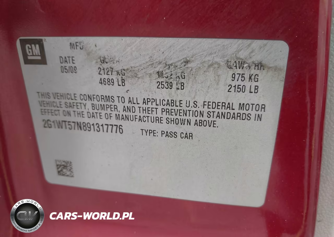 2009 Chevrolet Impala Lt VIN:2G1WT57N891317776 - 9