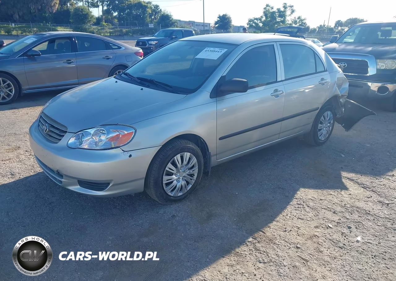 2003 Toyota Corolla Ce VIN:JTDBR32E230026113 - 2