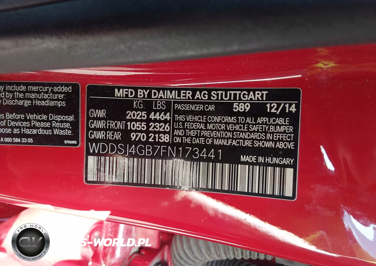 2015 Mercedes-Benz Cla 250 4Matic VIN:WDDSJ4GB7FN173441 - 9