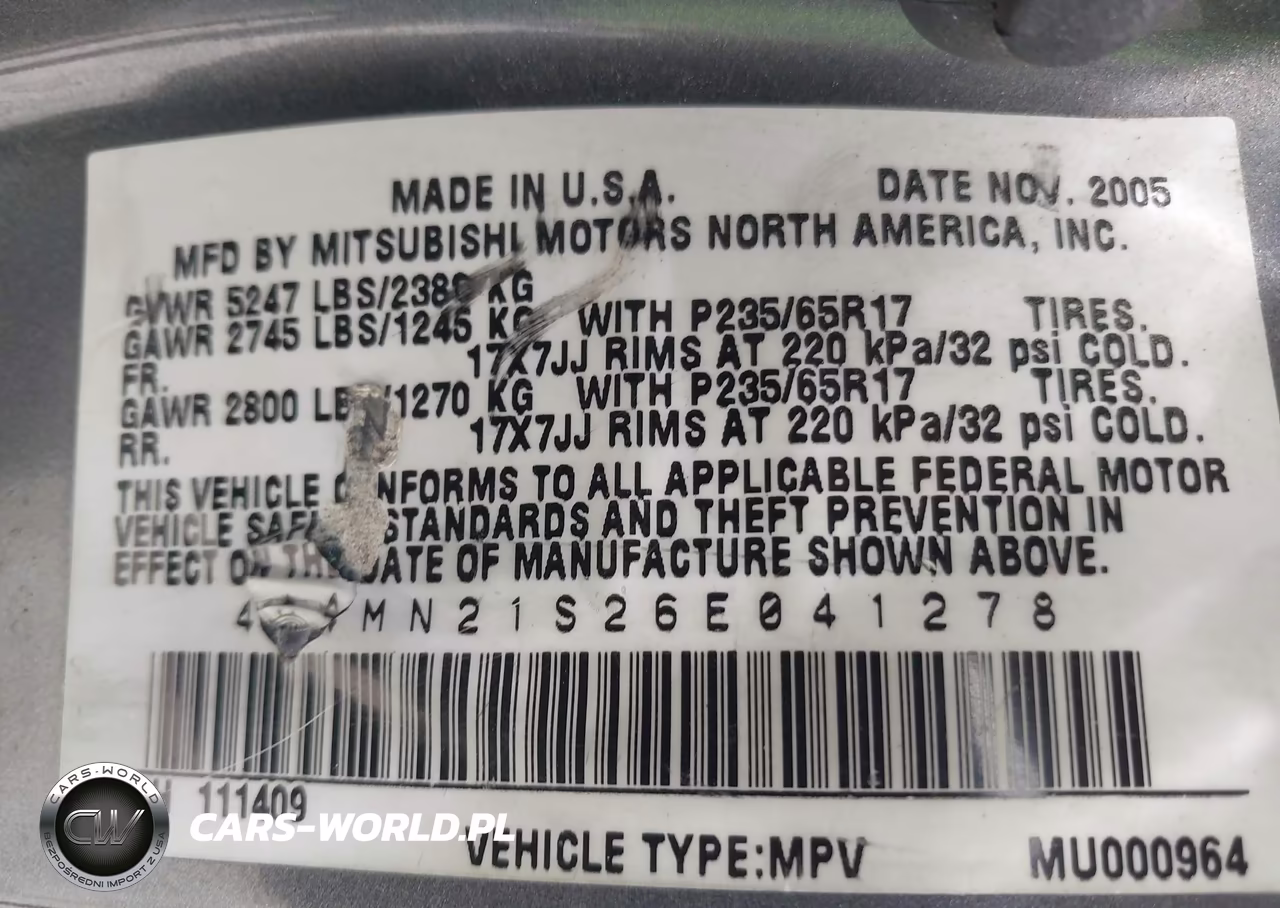 2006 Mitsubishi Endeavor Ls VIN:4A4MN21S26E041278 - 9