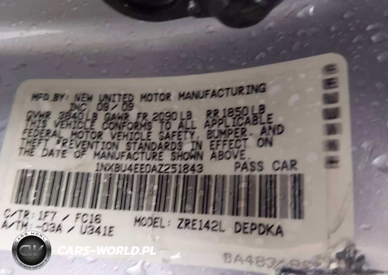 2010 Toyota Corolla Le VIN:1NXBU4EE0AZ251843 - 9