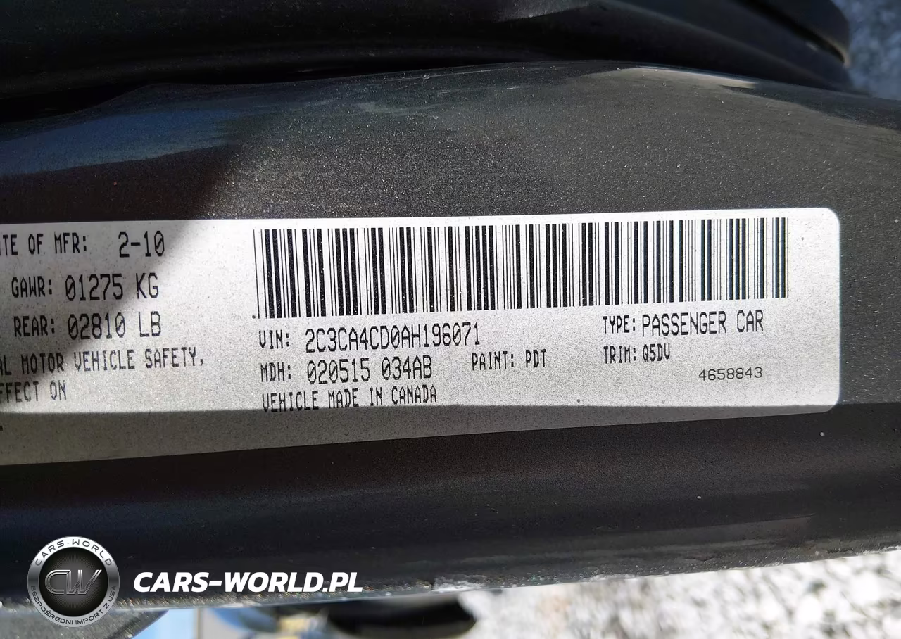 2010 Chrysler 300 Touring VIN:2C3CA4CD0AH196071 - 9