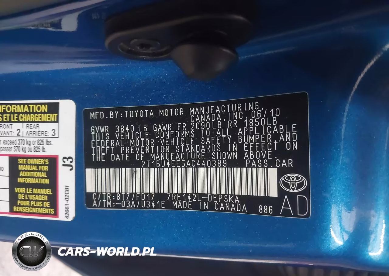 2010 Toyota Corolla S VIN:2T1BU4EE5AC440389 - 9