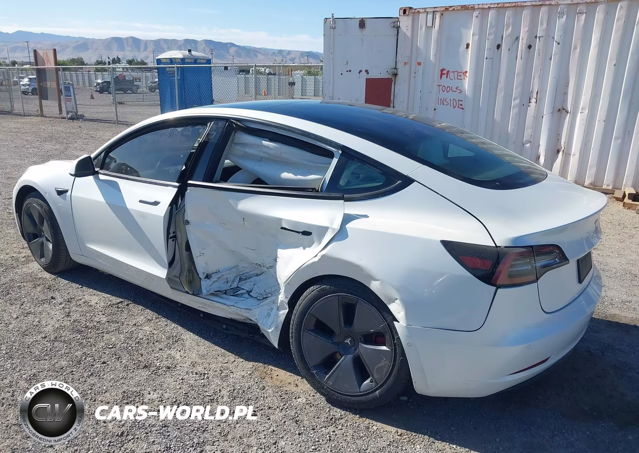 2021 Tesla Model 3 Standard Range Plus Rear-Wheel Drive VIN:5YJ3E1EA8MF873198 - 3