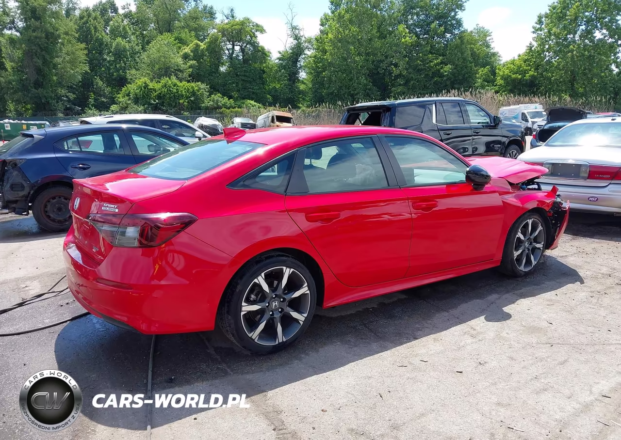 2025 Honda Civic Hybrid Sport-Sport Touring VIN:2HGFE4F82SH336345 - 4