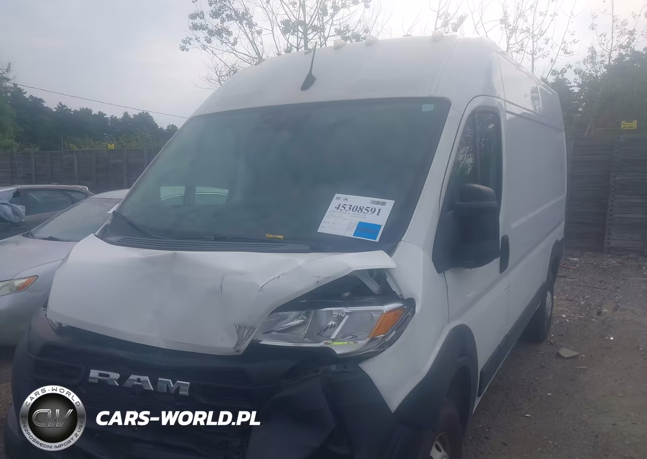 2023 Ram Promaster 2500 High Roof 136 Wb VIN:3C6LRVCG3PE551833 - 2