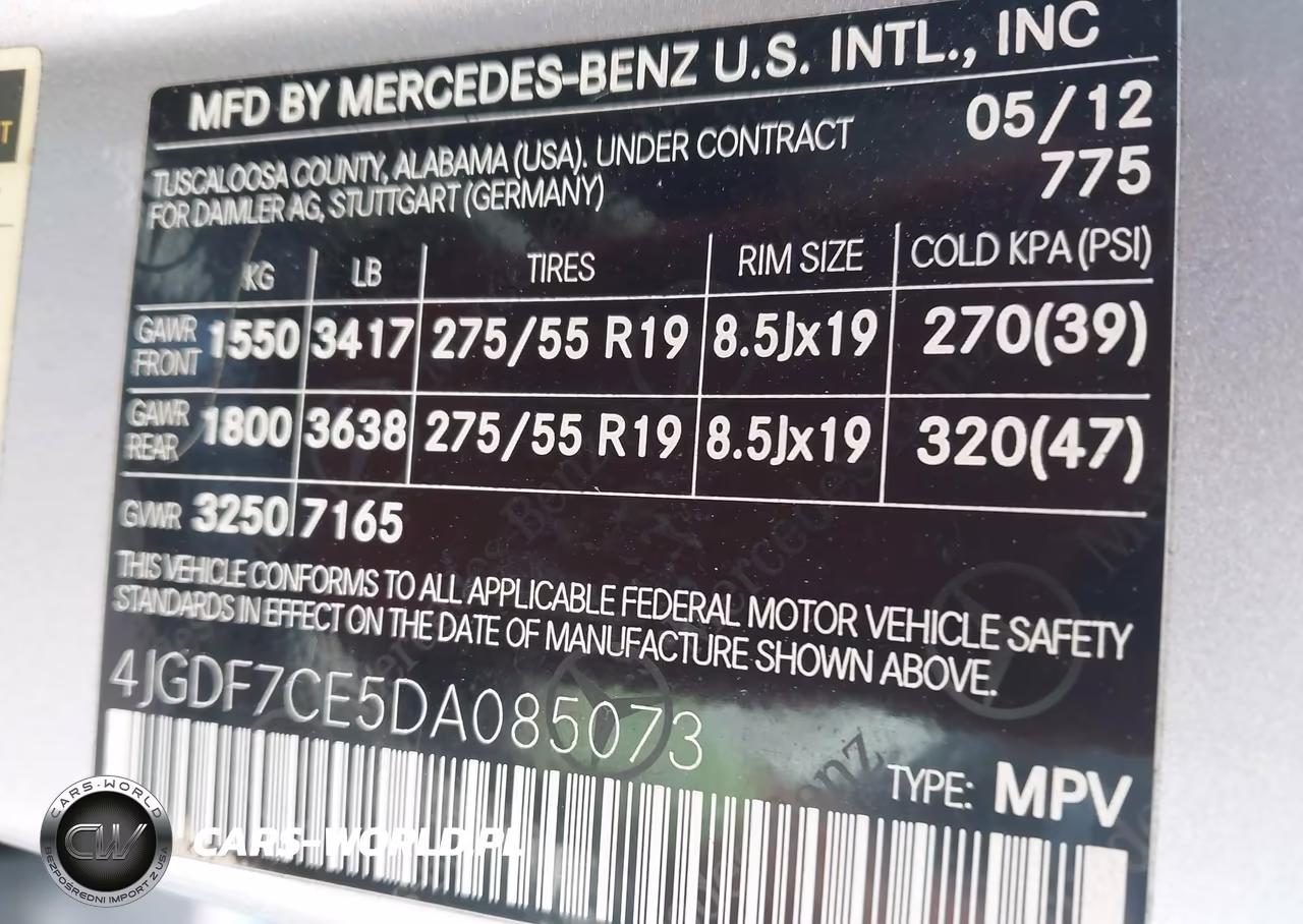 2013 Mercedes-Benz Gl 450 4Matic VIN:4JGDF7CE5DA085073 - 9