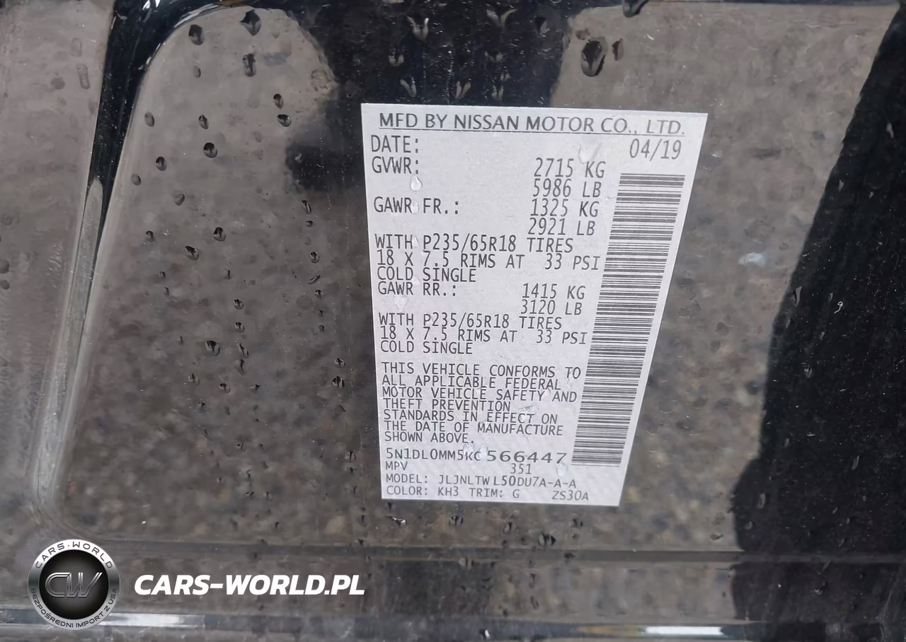 2019 Infiniti Qx60 Luxe VIN:5N1DL0MM5KC566447 - 9