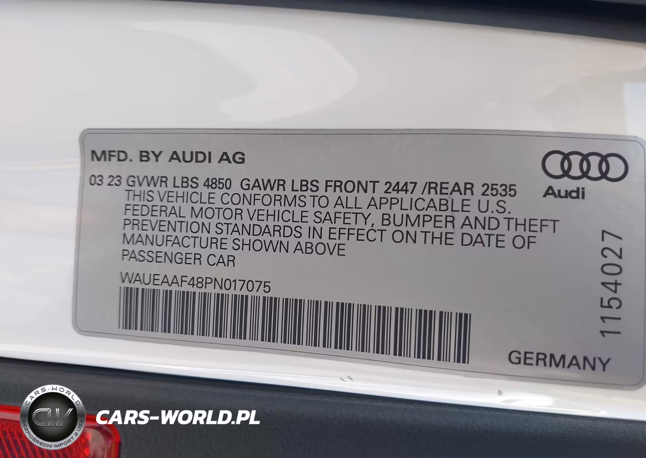 2023 Audi A4 Premium Plus 45 Tfsi S Line Quattro S Tronic VIN:WAUEAAF48PN017075 - 9