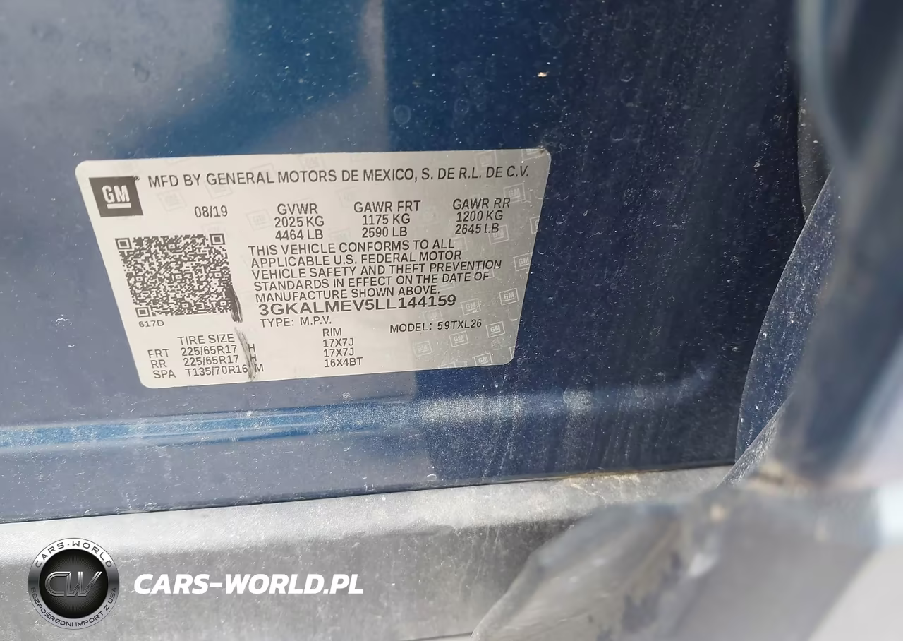2020 GMC Terrain Fwd Sle VIN:3GKALMEV5LL144159 - 9