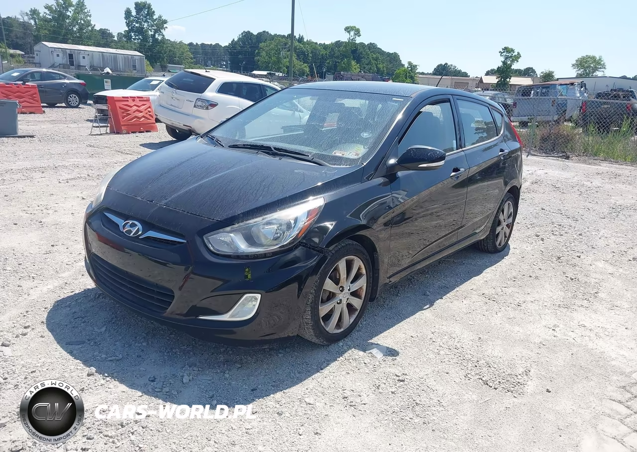 2013 Hyundai Accent Se VIN:KMHCU5AE6DU070587 - 2