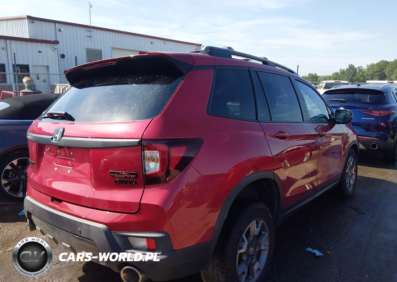 2022 Honda Passport Awd Trailsport VIN:5FNYF8H60NB006799 - 3