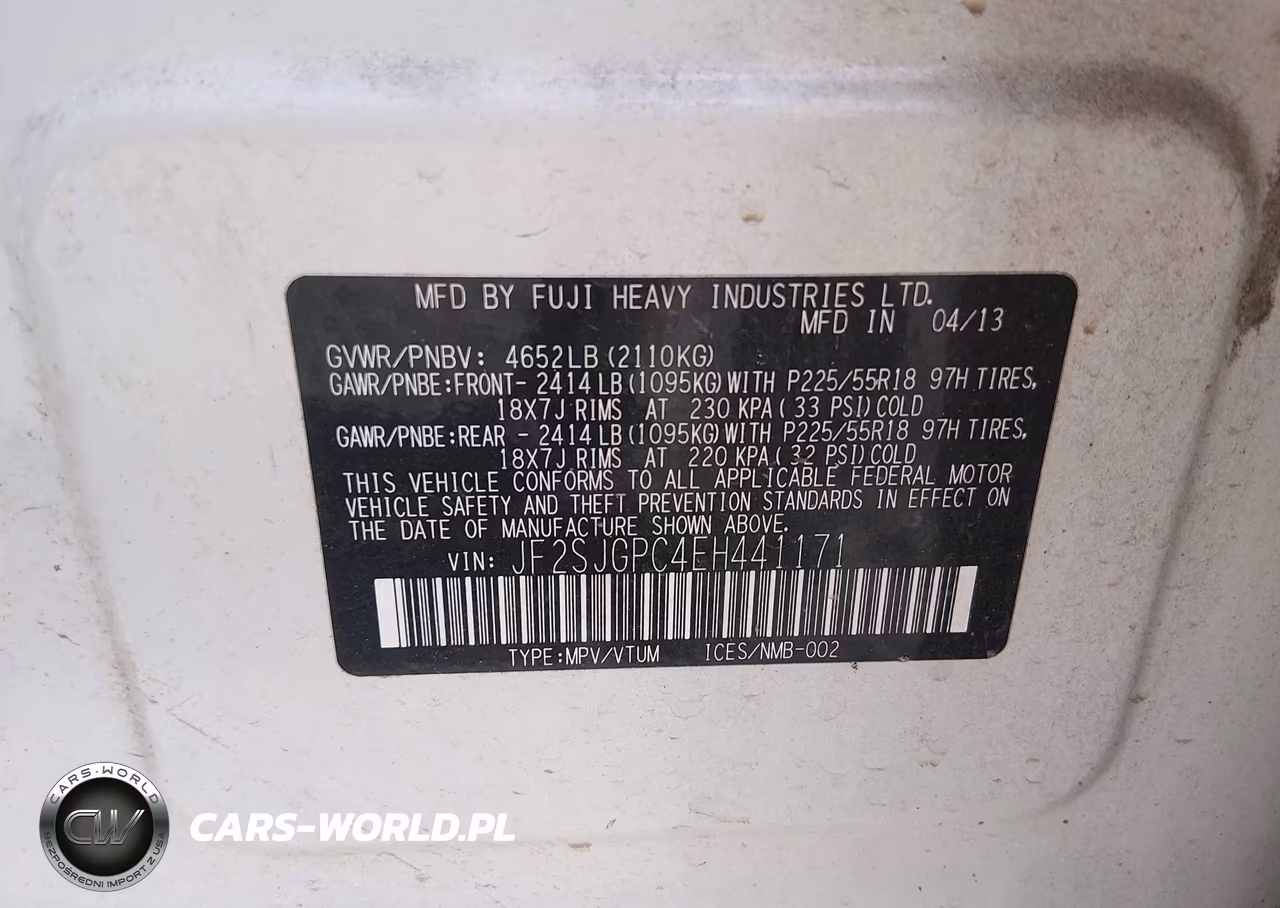 2014 Subaru Forester 2.0Xt Touring VIN:JF2SJGPC4EH441171 - 9
