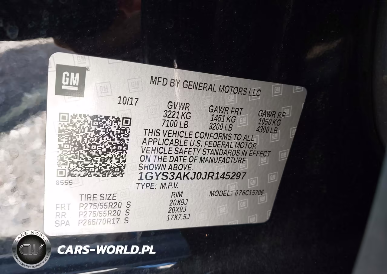 2018 Cadillac Escalade Standard VIN:1GYS3AKJ0JR145297 - 9