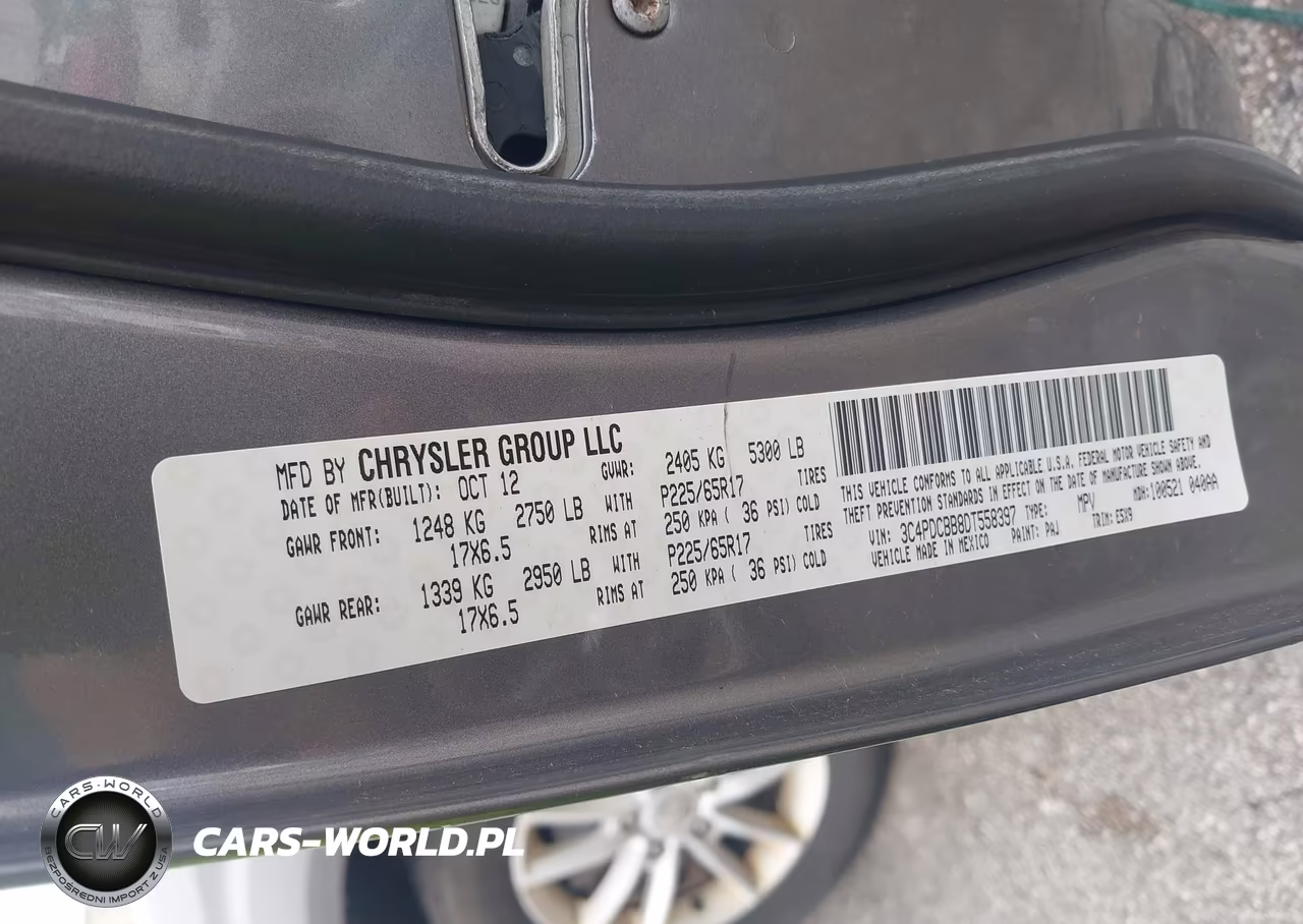 2013 Dodge Journey Sxt VIN:3C4PDCBB8DT558397 - 9
