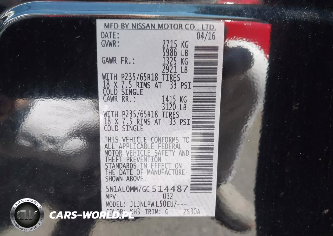2016 Infiniti Qx60 VIN:5N1AL0MM7GC514487 - 9