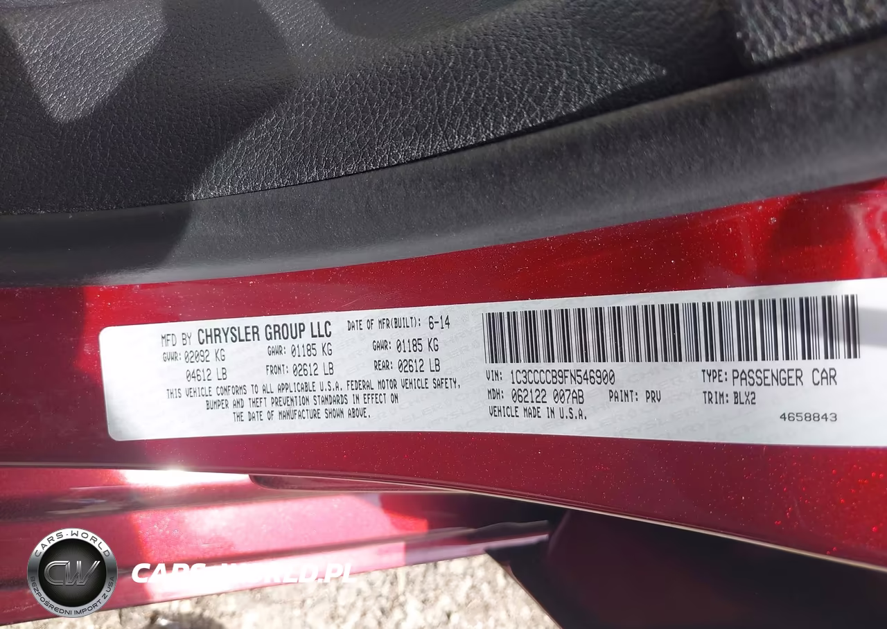 2015 Chrysler 200 C VIN:1C3CCCCB9FN546900 - 9