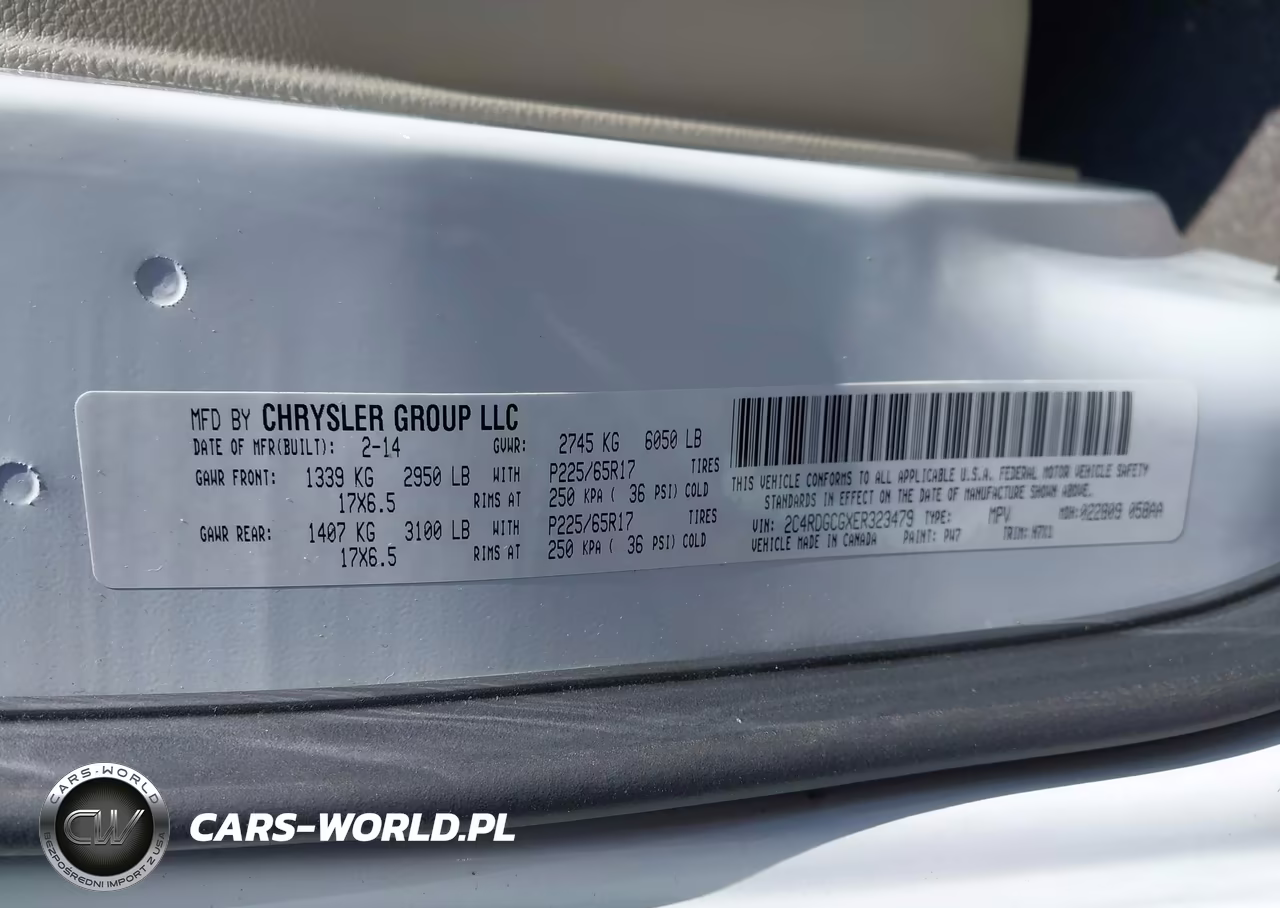 2014 Dodge Grand Caravan Sxt VIN:2C4RDGCGXER323479 - 9