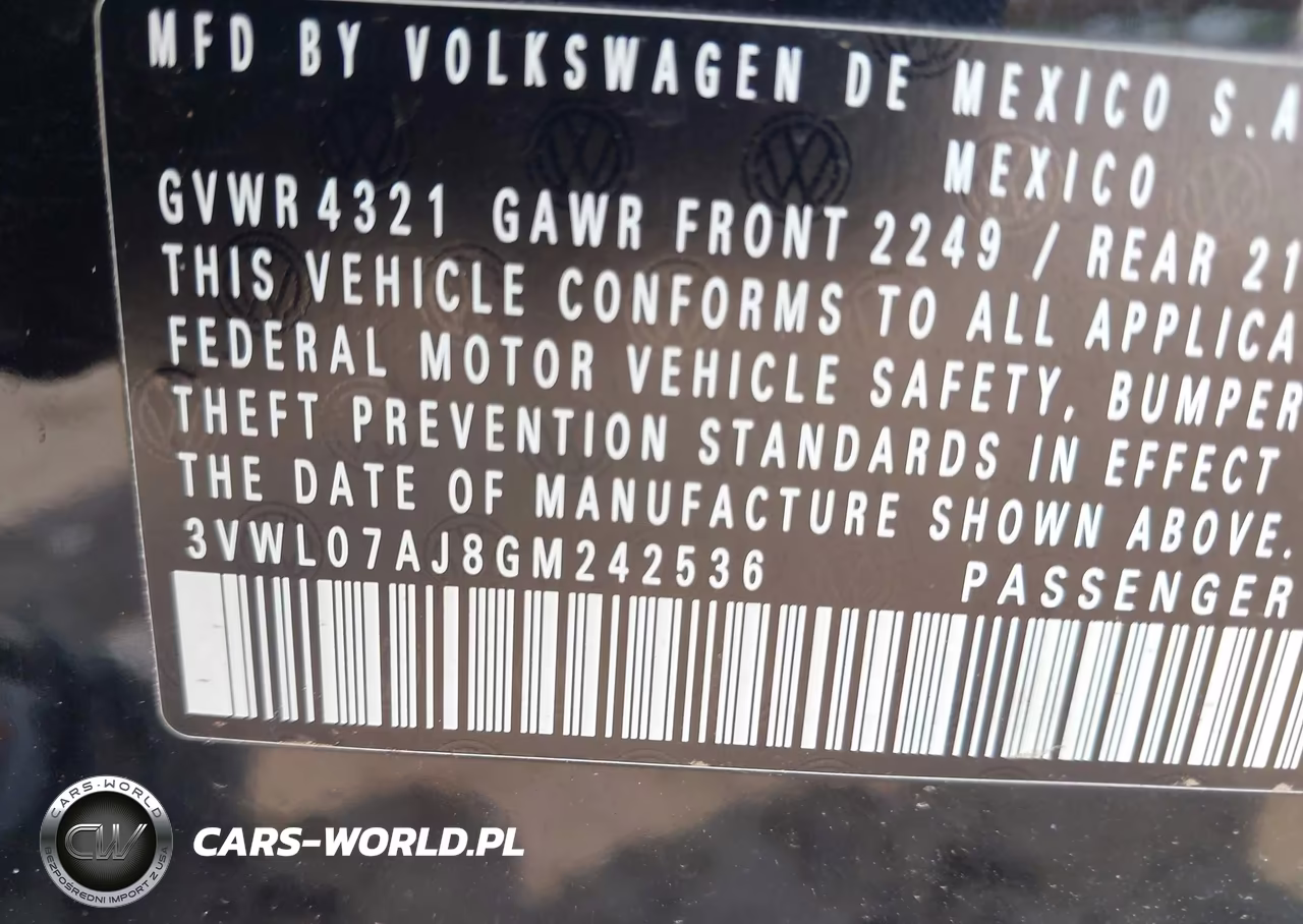 2016 Volkswagen Jetta 1.8T Sel VIN:3VWL07AJ8GM242536 - 9