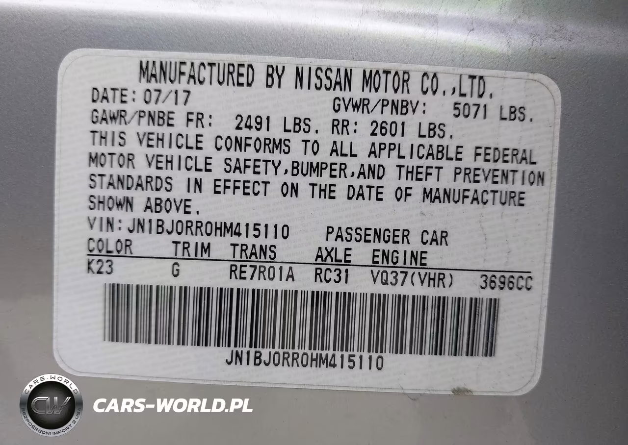 2017 Infiniti Qx50 VIN:JN1BJ0RR0HM415110 - 9
