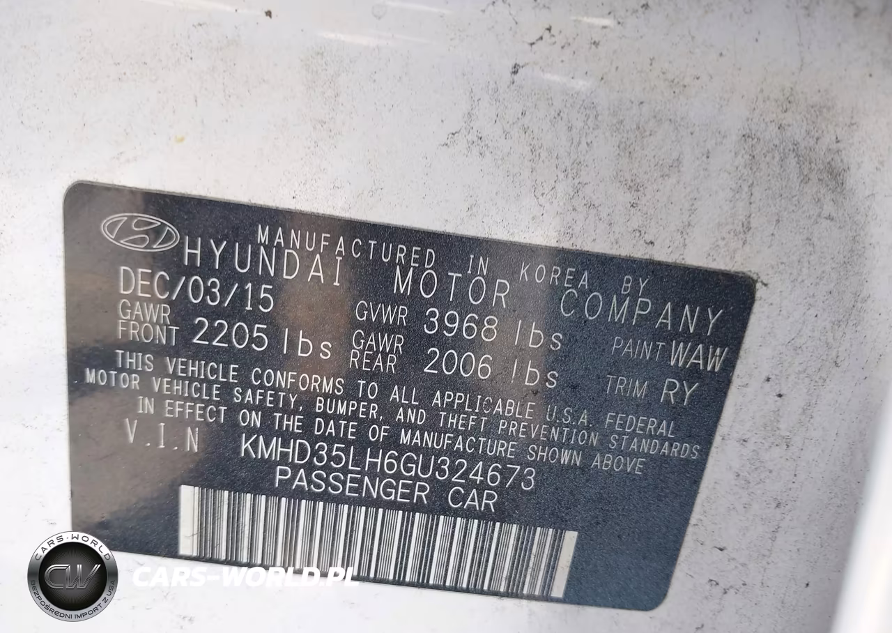 2016 Hyundai Elantra Gt VIN:KMHD35LH6GU324673 - 9