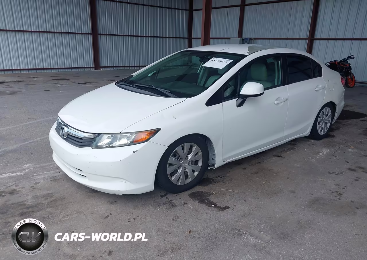 2012 Honda Civic Lx VIN:19XFB2F55CE025488 - 2