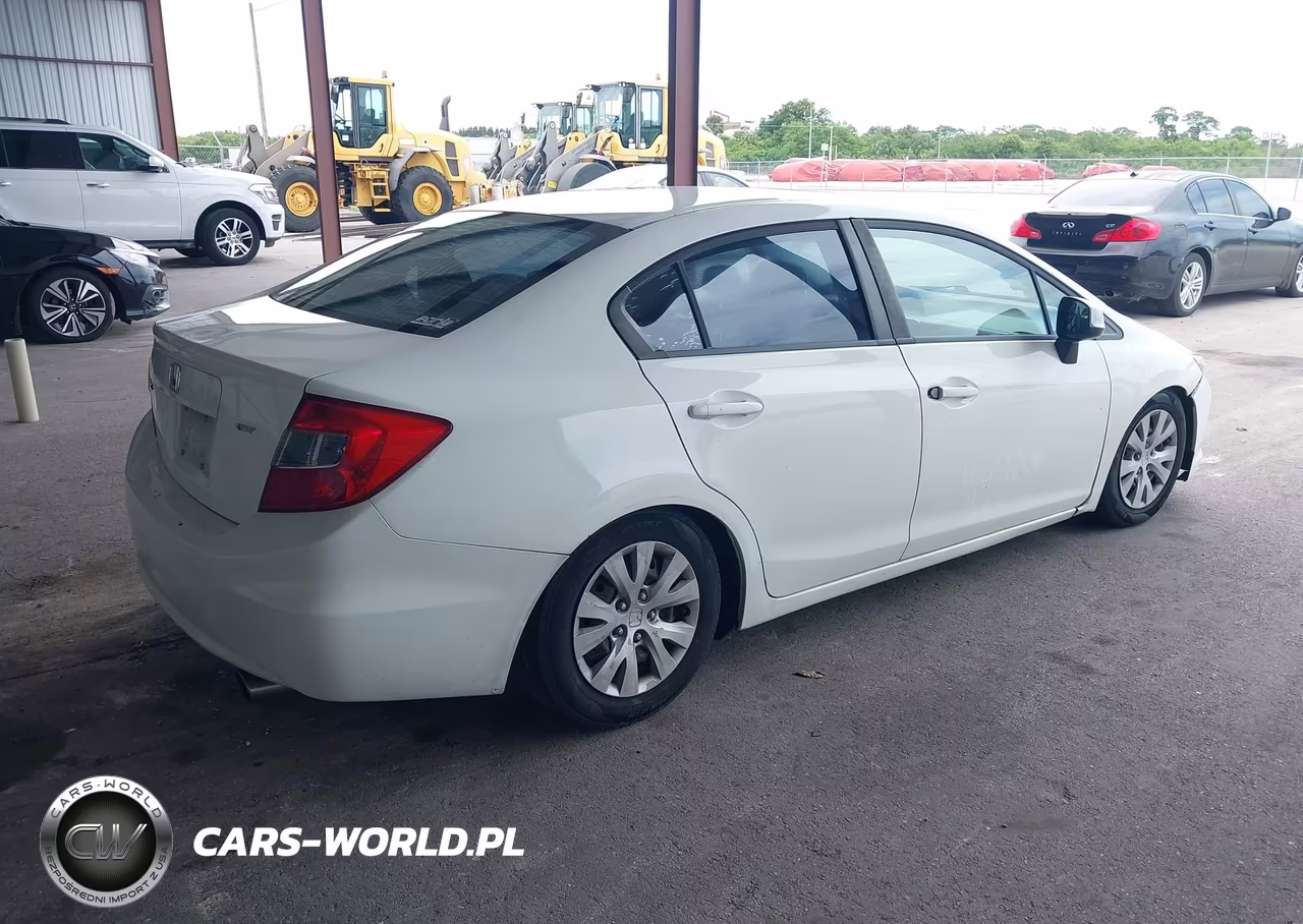 2012 Honda Civic Lx VIN:19XFB2F55CE025488 - 4