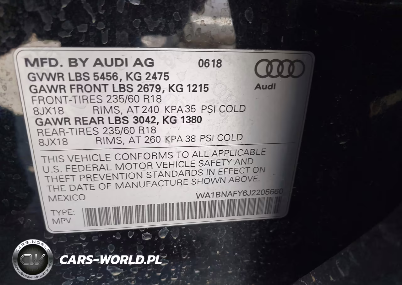 2018 Audi Q5 2.0T Premium-2.0T Tech Premium VIN:WA1BNAFY6J2205660 - 9