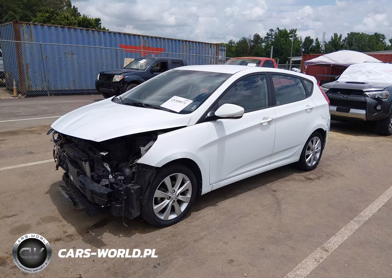 2013 Hyundai Accent Se VIN:KMHCU5AE7DU066371 - 2