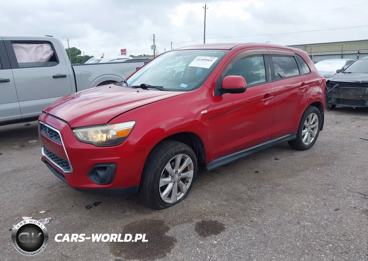 2015 Mitsubishi Outlander Sport Es VIN:4A4AP3AU6FE009437 - 2