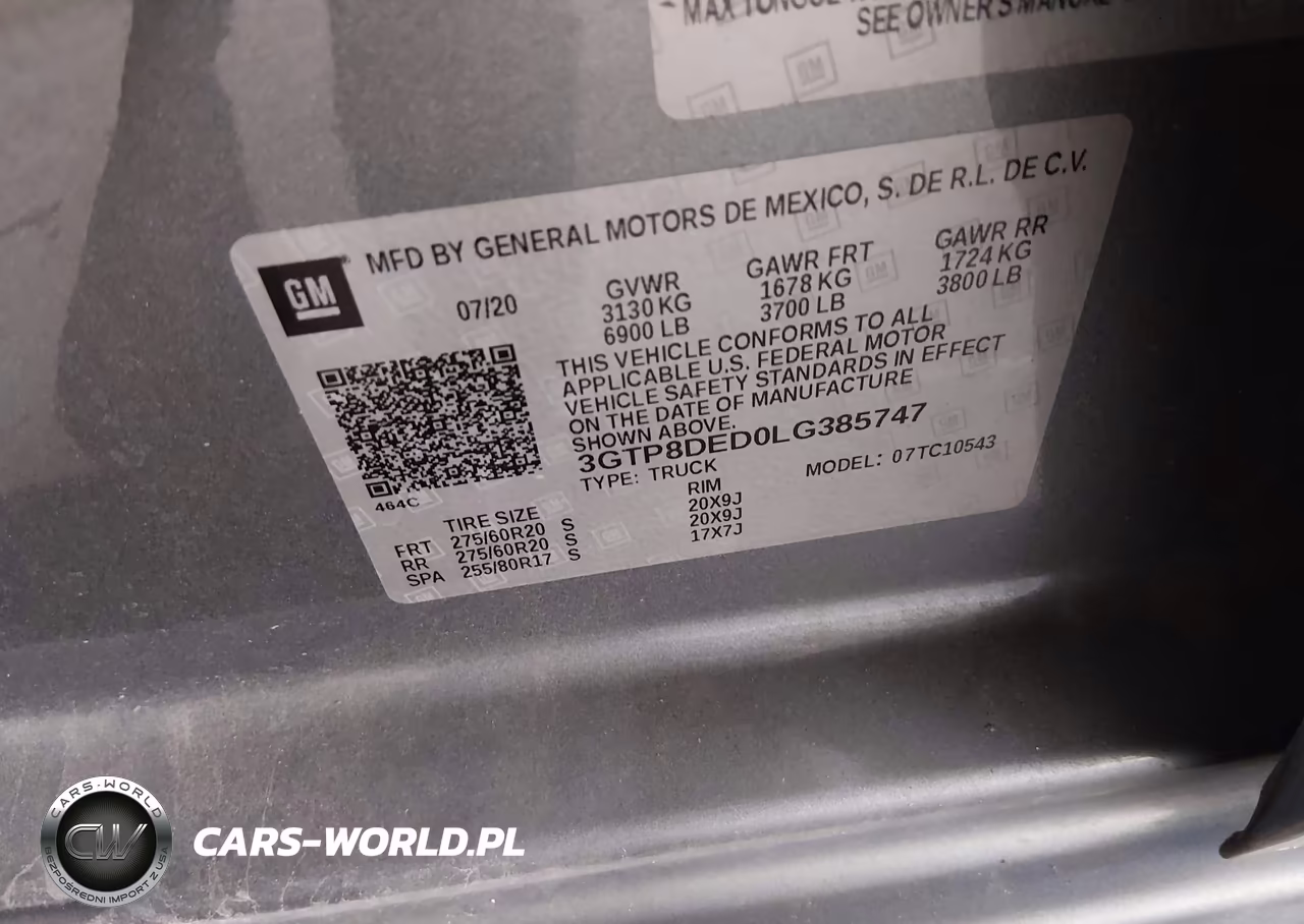 2020 GMC Sierra 1500 2Wd Short Box Slt VIN:3GTP8DED0LG385747 - 9