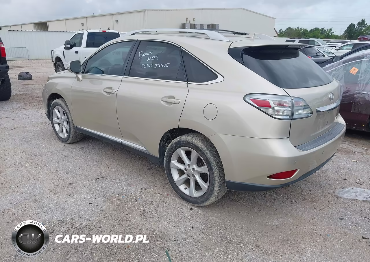 2012 Lexus Rx 350 VIN:2T2BK1BA9CC126300 - 3