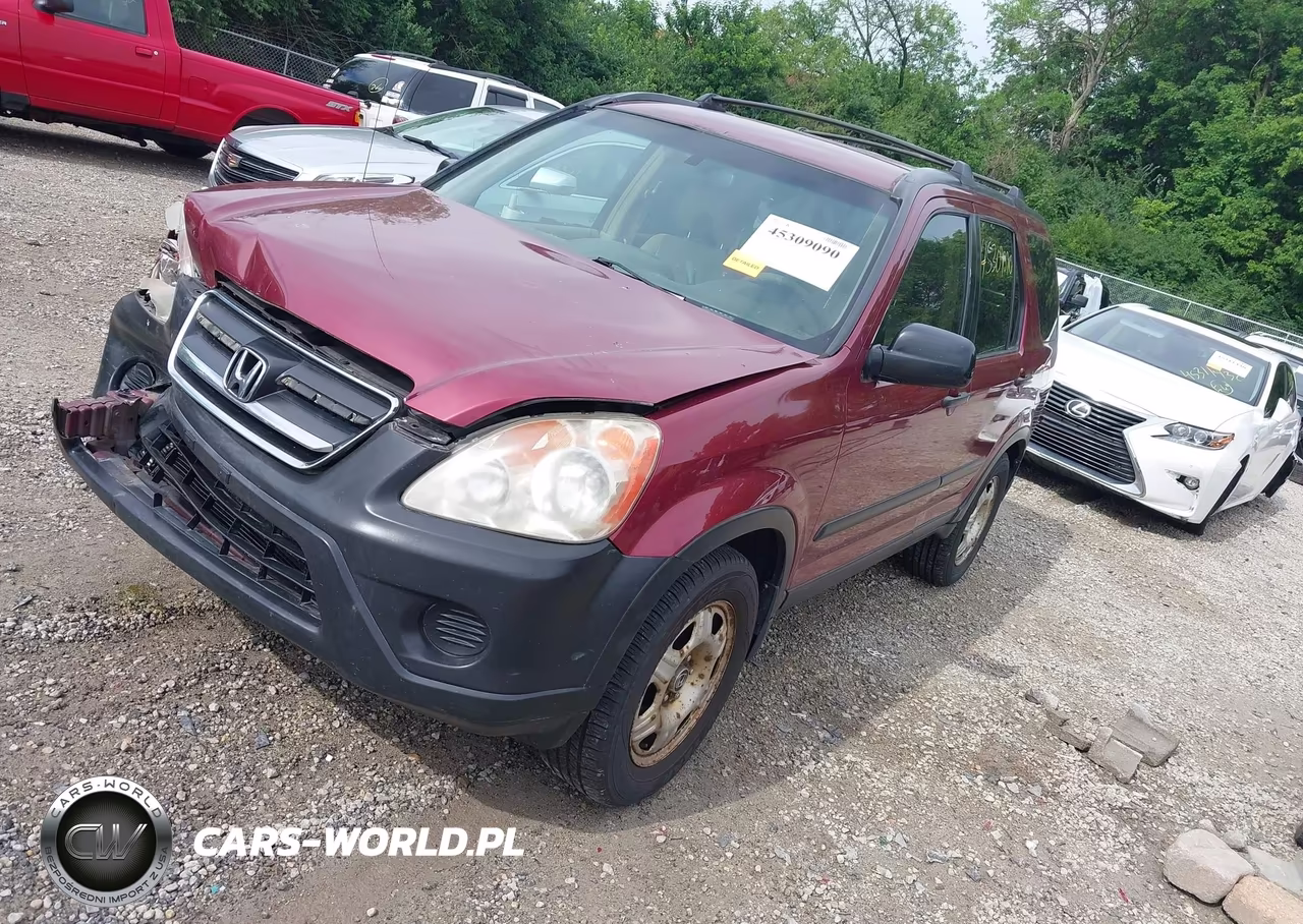 2006 Honda Cr-V Lx VIN:SHSRD78596U439592 - 2