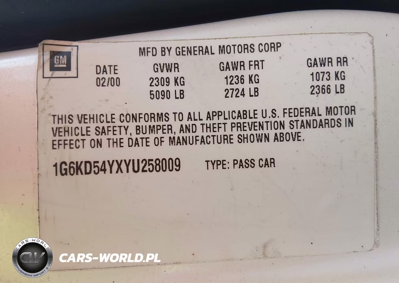 2001 Cadillac Deville Standard W-W20 VIN:1G6KD54Y71U108381 - 9