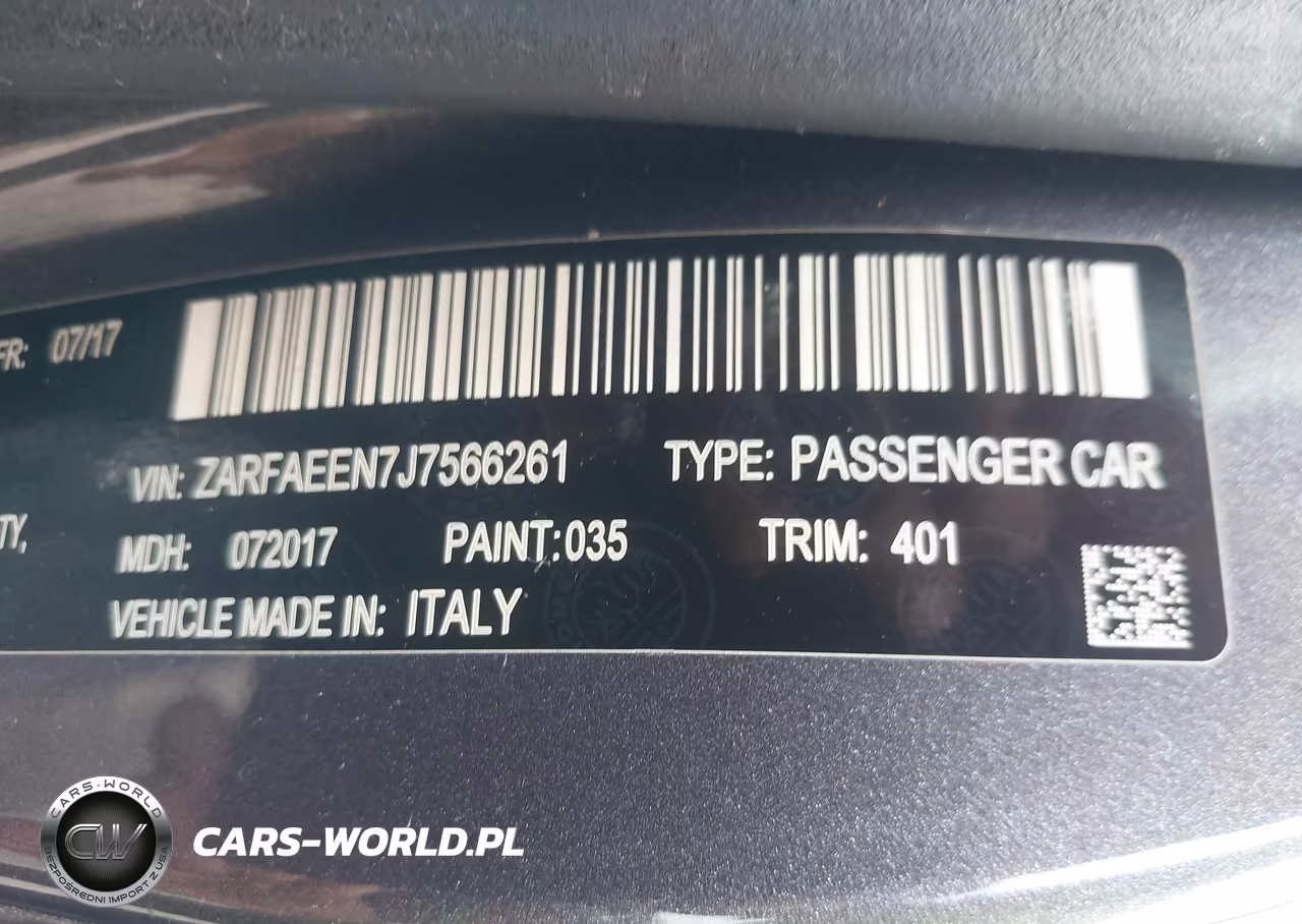 2018 Alfa Romeo Giulia Ti Sport Awd VIN:ZARFAEEN7J7566261 - 9